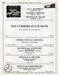 Klement, Theilen, Dalee, Farmers State Bank, Friedl Fuel, Delisle and Angeloff, Krause, Walworth County 1955c